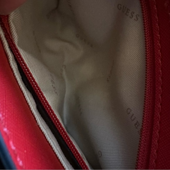 Guess Cherie Convertible Crossbody Flap Bag in Red - Picture 9 of 16